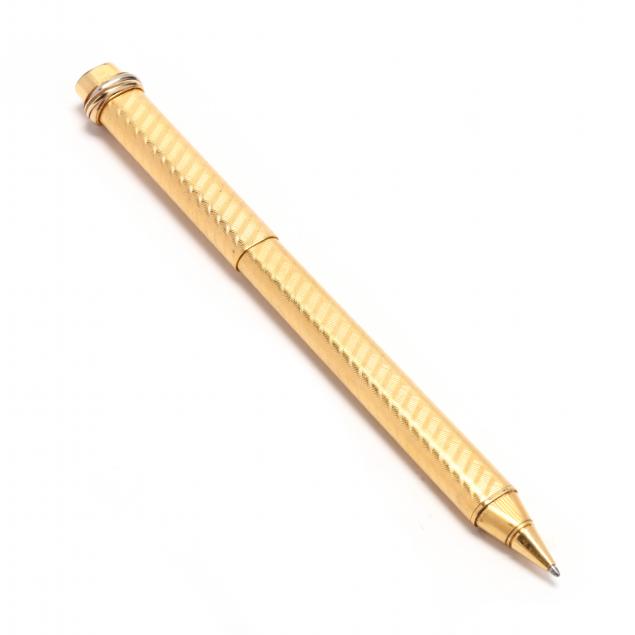 gold-plated-ball-point-pen-les-must-de-cartier