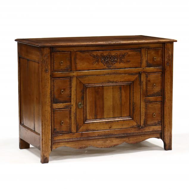 french-provincial-style-cherry-cabinet