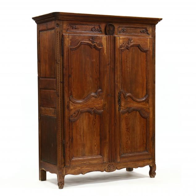 louis-xv-style-carved-pine-armoire
