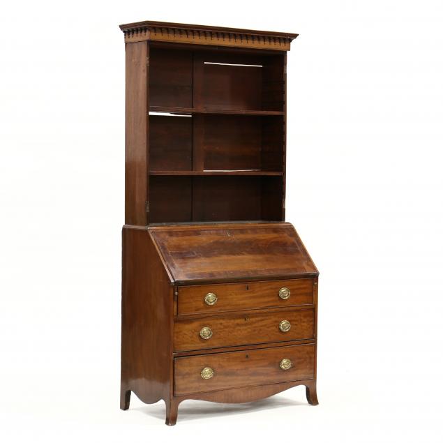 george-iii-inlaid-mahogany-secretary-bookcase