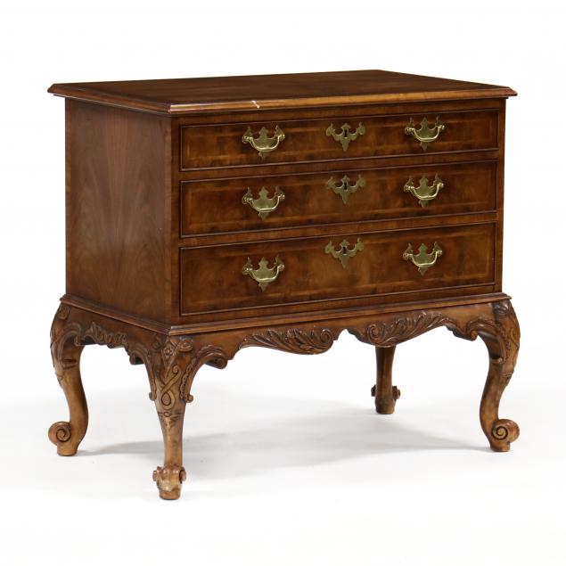 baker-continental-style-diminutive-carved-and-inlaid-chest-of-drawers
