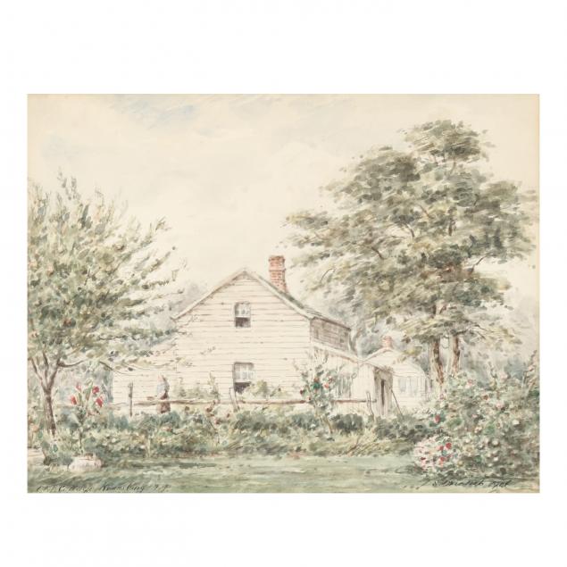 john-s-macnab-ny-19th-20th-century-watercolor-of-a-gardener