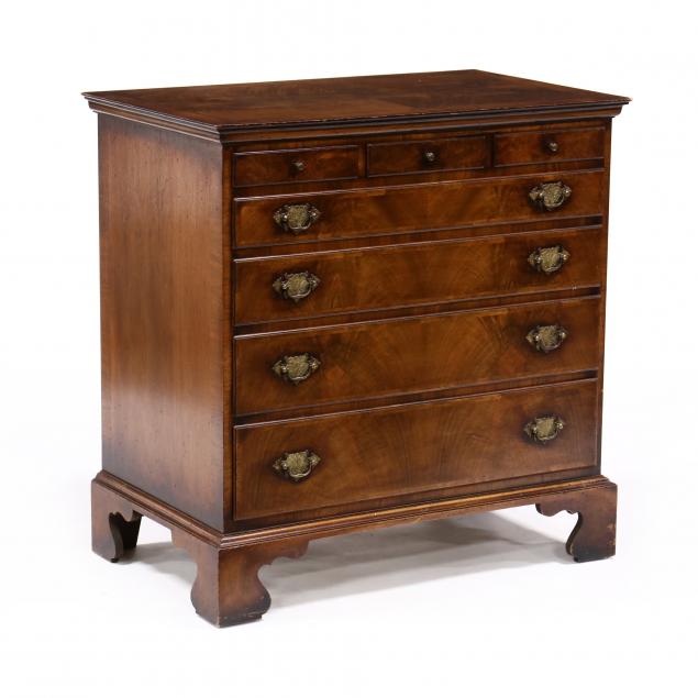 george-ii-style-inlaid-mahogany-diminutive-bachelor-s-chest-of-drawers