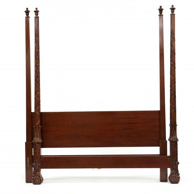 continental-style-carved-mahogany-king-size-tall-post-bed