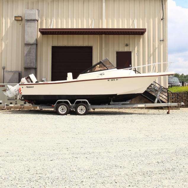 1989-mako-210-walkaround-boat-with-trailer