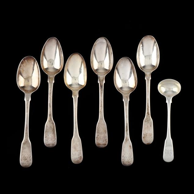 seven-georgian-silver-spoons