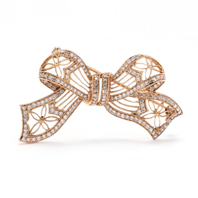 18kt-rose-gold-and-diamond-bow-brooch