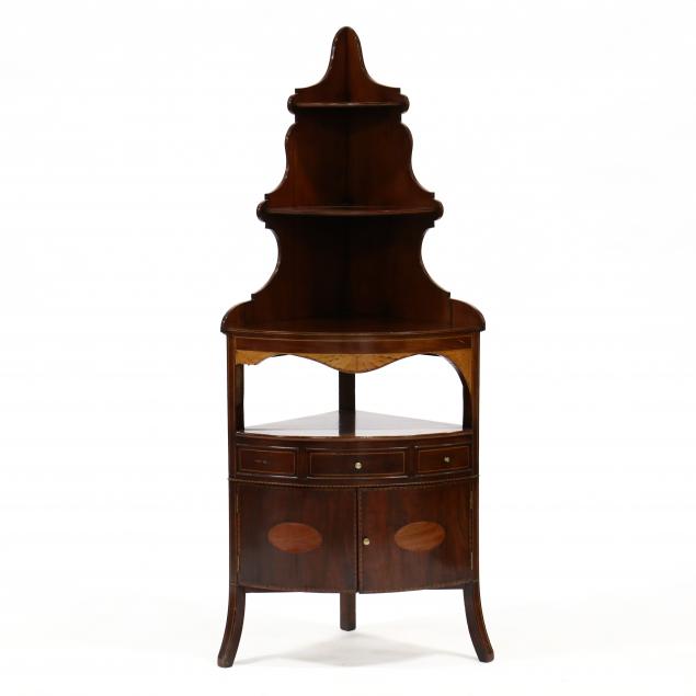 antique-english-inlaid-mahogany-corner-stand