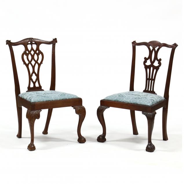 two-american-carved-mahogany-chippendale-side-chairs