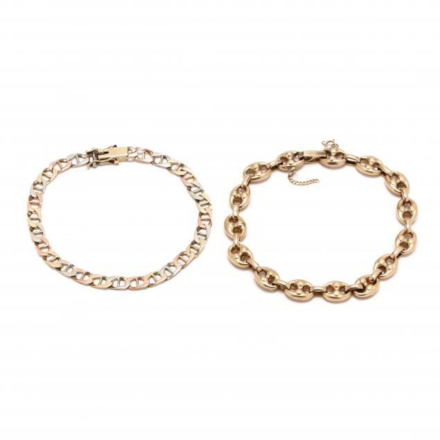 two-gold-bracelets