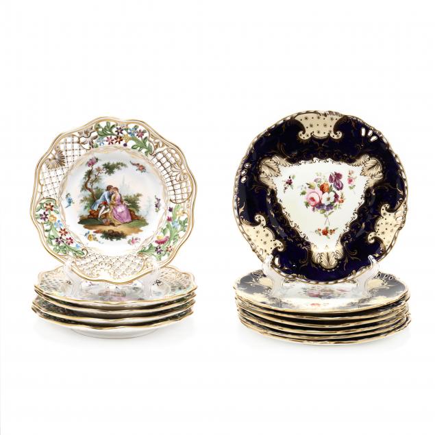 two-sets-of-antique-dresden-plates