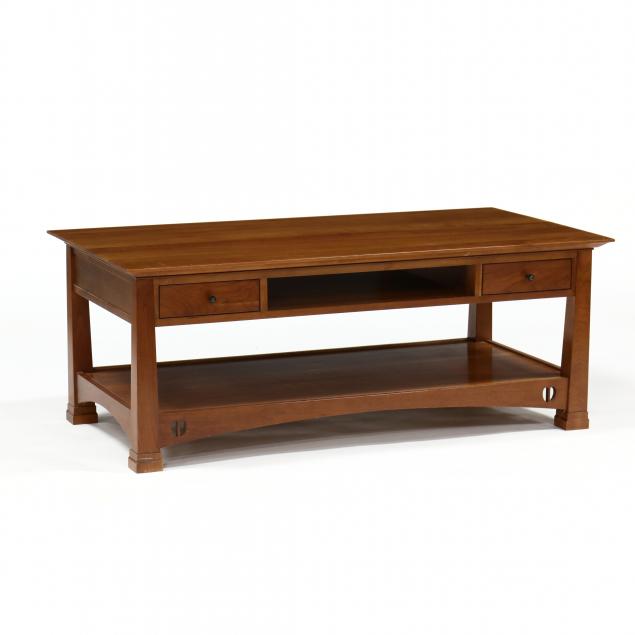 stickley-mission-cherry-coffee-table