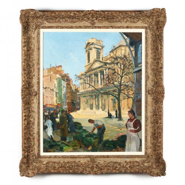jean-rene-nys-french-1907-1972-impressionist-urban-market-scene