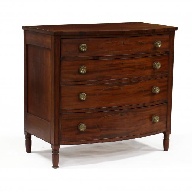 american-sheraton-inlaid-mahogany-bow-front-chest-of-drawers