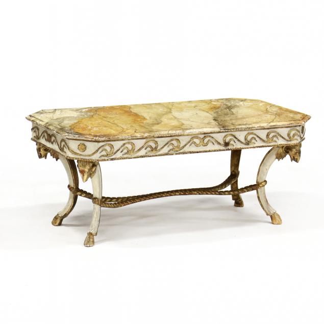 vintage-italian-carved-and-painted-coffee-table