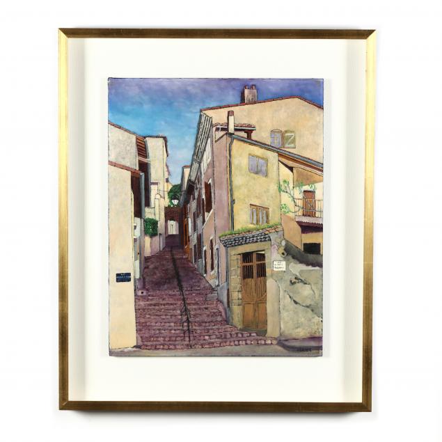 a-vacher-french-20th-century-i-rue-du-petite-paradis-i