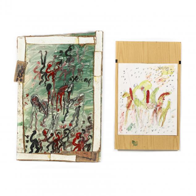 purvis-young-fl-1943-2010-two-figural-works