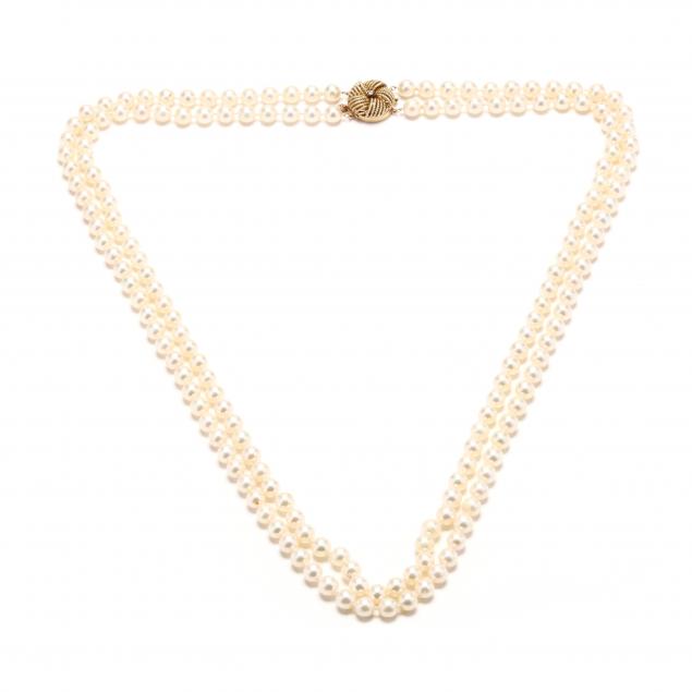14kt-gold-double-strand-pearl-necklace
