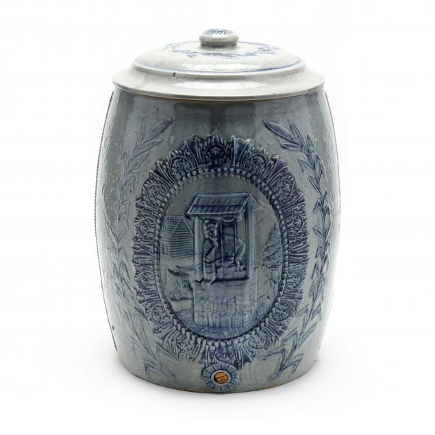 german-salt-glazed-stoneware-cooler-dispenser-and-cover