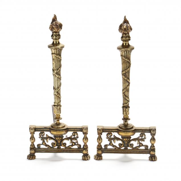 pair-of-louis-xvi-style-brass-andirons