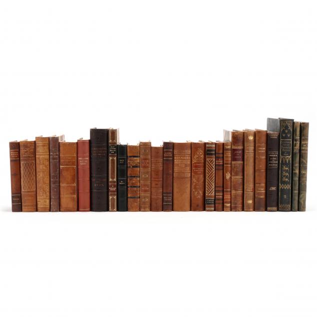 twenty-five-25-mostly-scandinavian-leather-bound-books