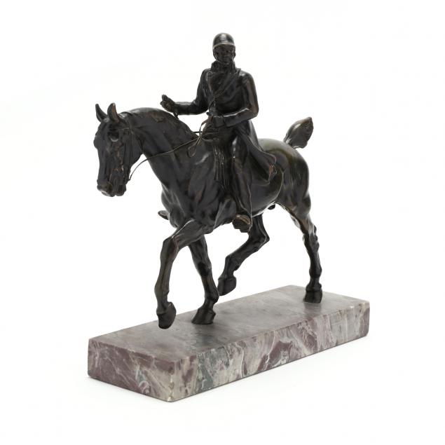 gaston-d-illiers-french-1876-1952-fox-hunter-on-horseback