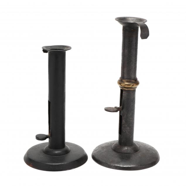 two-antique-hogscraper-candlesticks