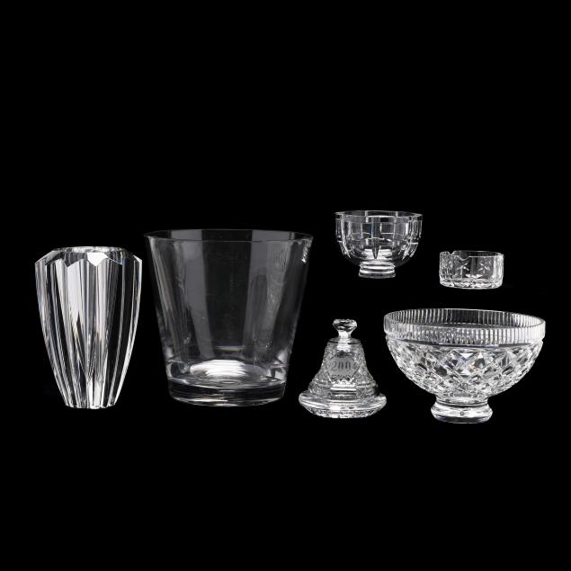 six-pieces-of-cut-glass-crystal-including-orrefors-val-st-lambert-and-waterford