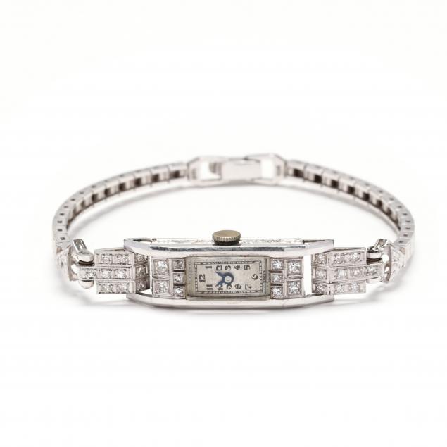 lady-s-art-deco-platinum-14kt-white-gold-and-diamond-watch-rado-watch-co