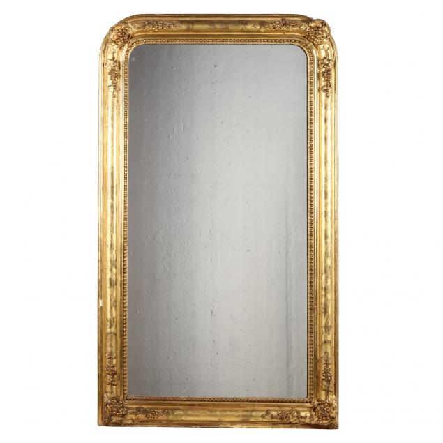 large-antique-carved-and-gilt-mirror