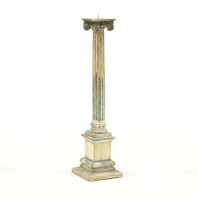 italianate-painted-floor-pricket-stick