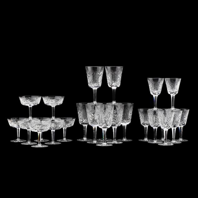 twenty-four-pieces-of-i-clare-i-cut-waterford-stemware