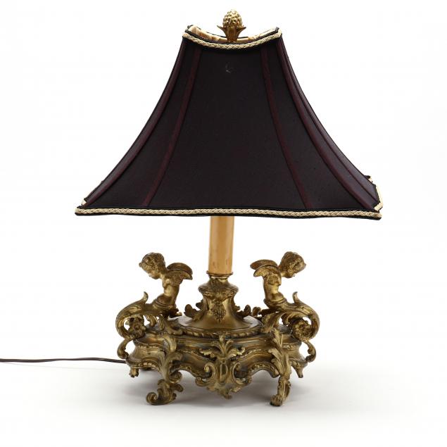rococo-style-lamp-with-custom-shade