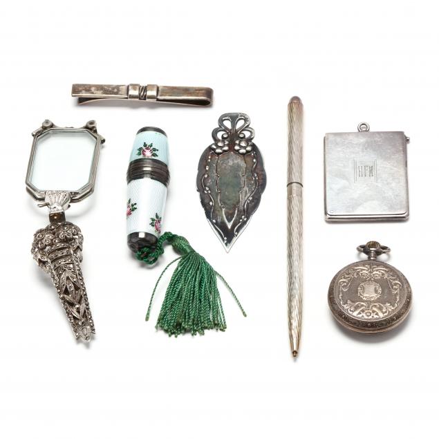 group-of-silver-accessories