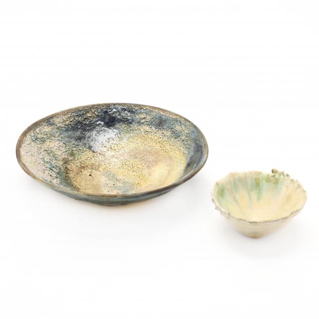 two-modern-ceramic-bowls-including-sally-prange-nc-1927-2007