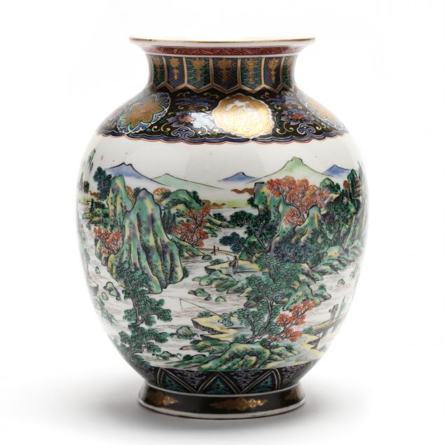 a-japanese-ko-kutani-porcelain-vase