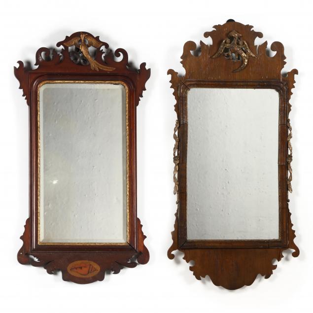 two-chippendale-style-mahogany-mirrors