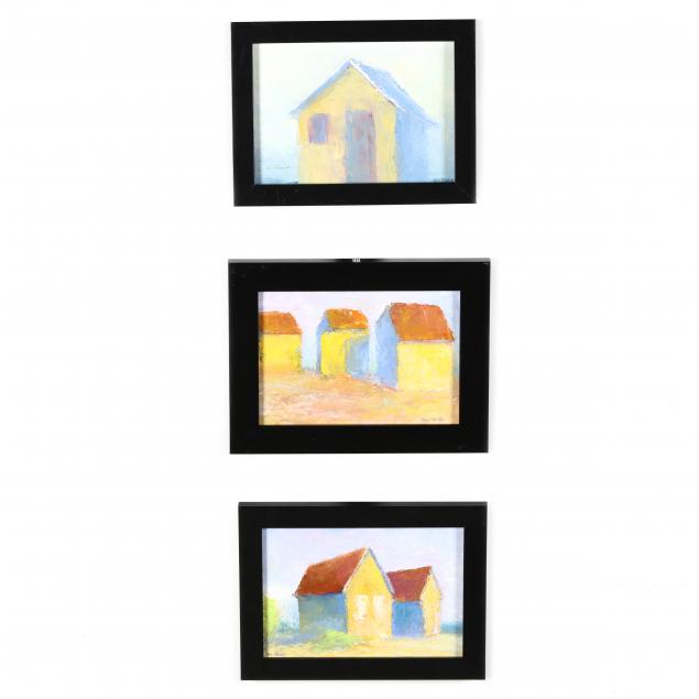 john-gaitenby-nc-three-original-i-beach-house-i-paintings