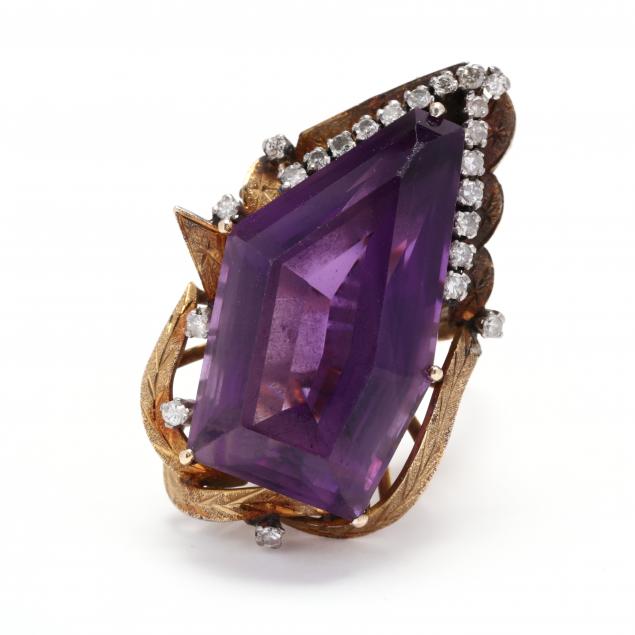 14kt-gold-amethyst-and-diamond-ring