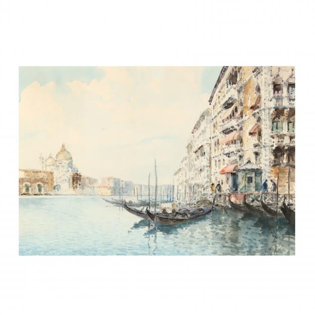 a-large-vintage-watercolor-of-the-grand-canal-in-venice