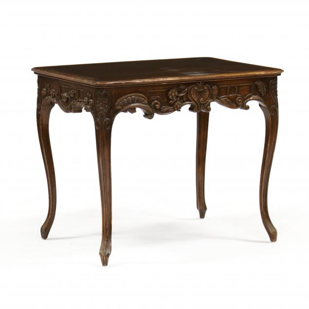 french-provincial-style-carved-walnut-tea-table