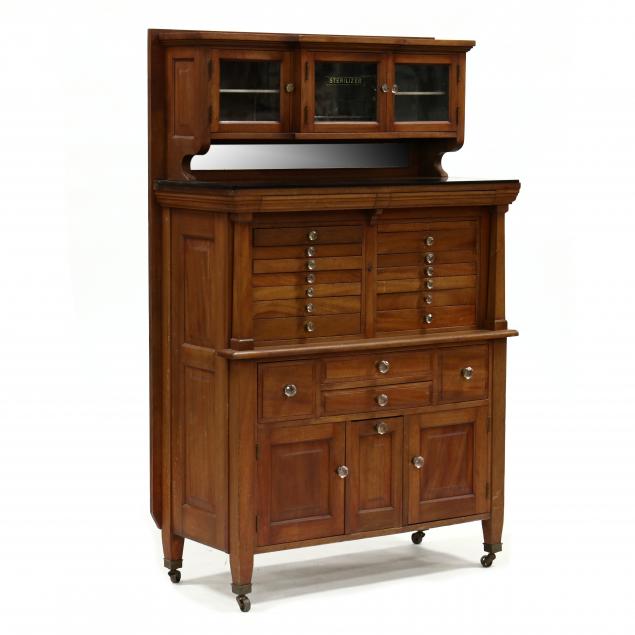 antique-mahogany-dental-cabinet