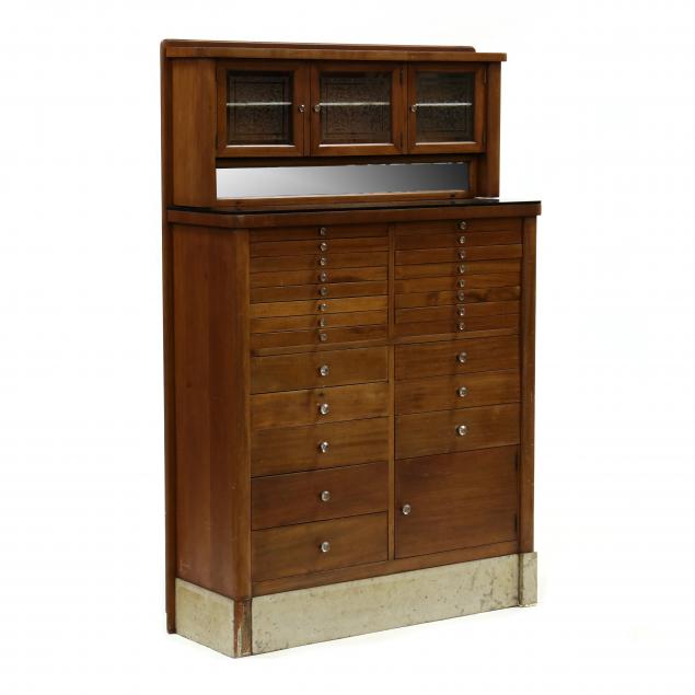 antique-mahogany-dental-cabinet