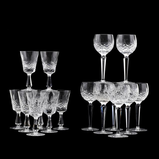 waterford-sixteen-pieces-of-i-kenmare-i-stemware