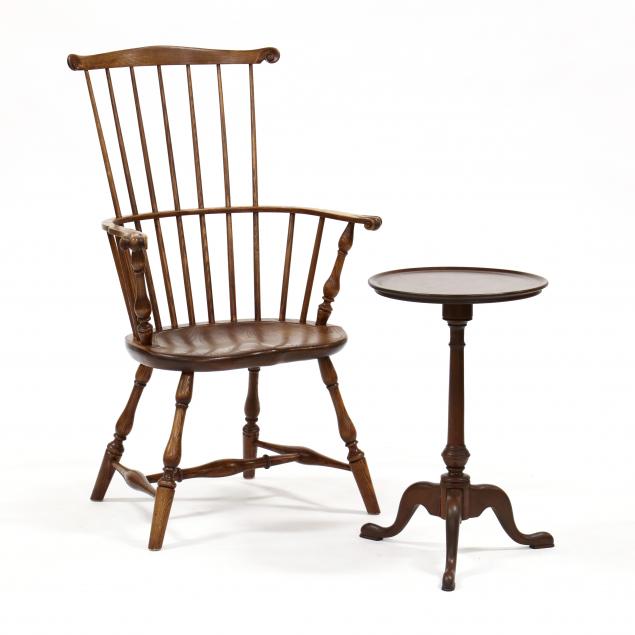 windsor-armchair-and-candlestand-bartley-collection