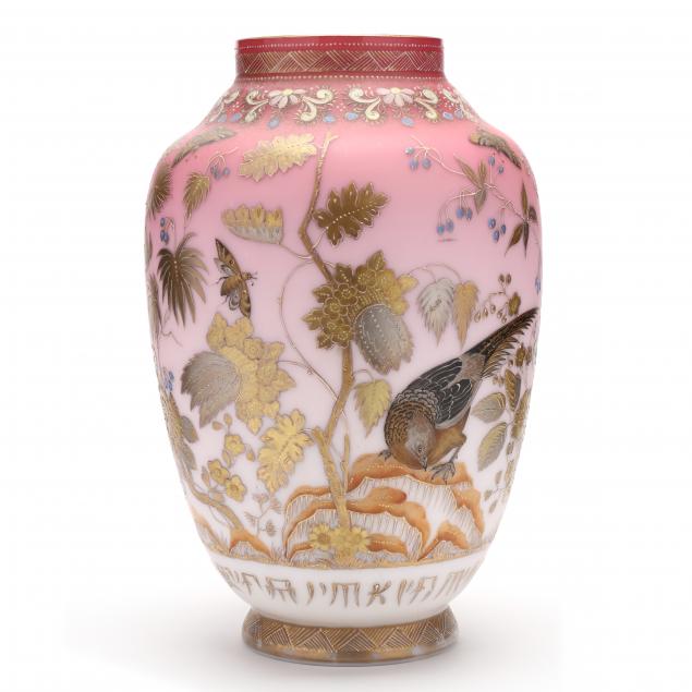 large-chinoiserie-peach-blow-glass-vase