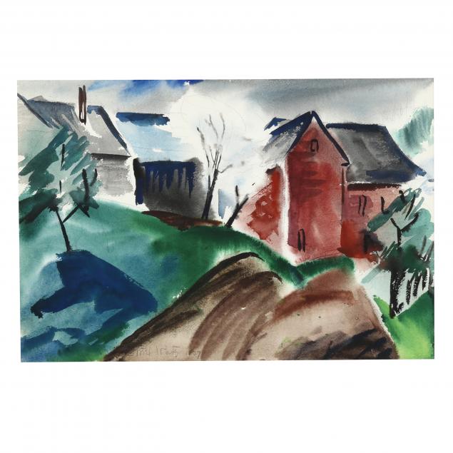 ethel-katz-american-1900-1982-the-red-barn