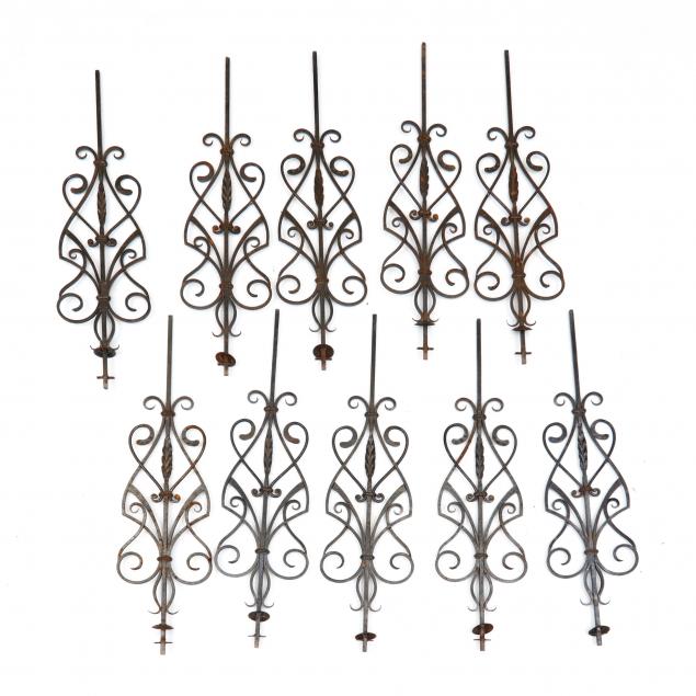 set-of-ten-wrought-iron-architectural-panels