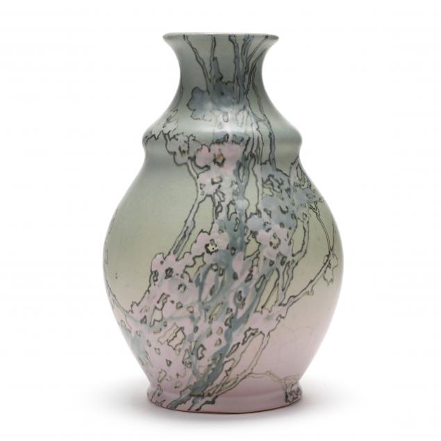 an-unusual-weller-art-nouveau-pottery-vase