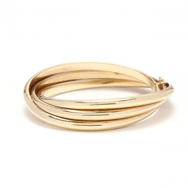 14kt-gold-three-row-bangle-bracelet